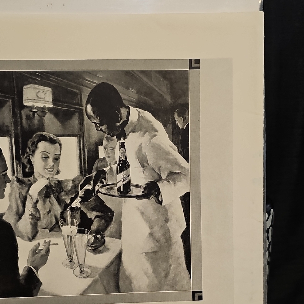 Vintage Pabst Blue Ribbon Beer Advertisement 1934 - Duesenberg Ad - Picture 4 of 11